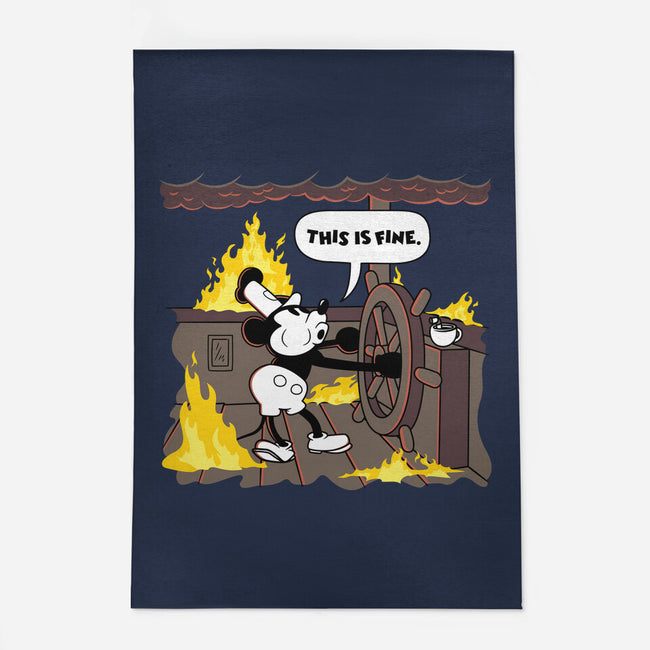 Everything's Fine On The Steamboat-None-Indoor-Rug-rocketman_art