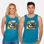 Everything's Fine On The Steamboat-Unisex-Basic-Tank-rocketman_art