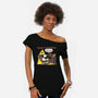 Everything's Fine On The Steamboat-Womens-Off Shoulder-Tee-rocketman_art