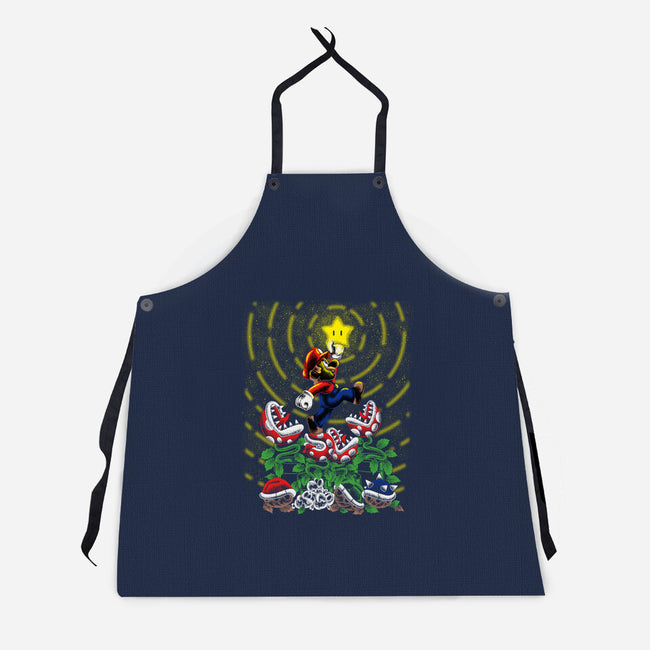 Jumpman Star-Unisex-Kitchen-Apron-rmatix