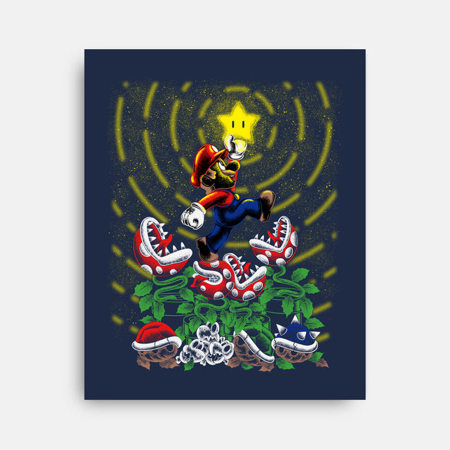 Jumpman Star-None-Stretched-Canvas-rmatix