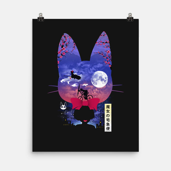 Cat Delivery-None-Matte-Poster-dandingeroz