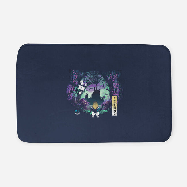 Wonderland Cat-None-Memory Foam-Bath Mat-dandingeroz