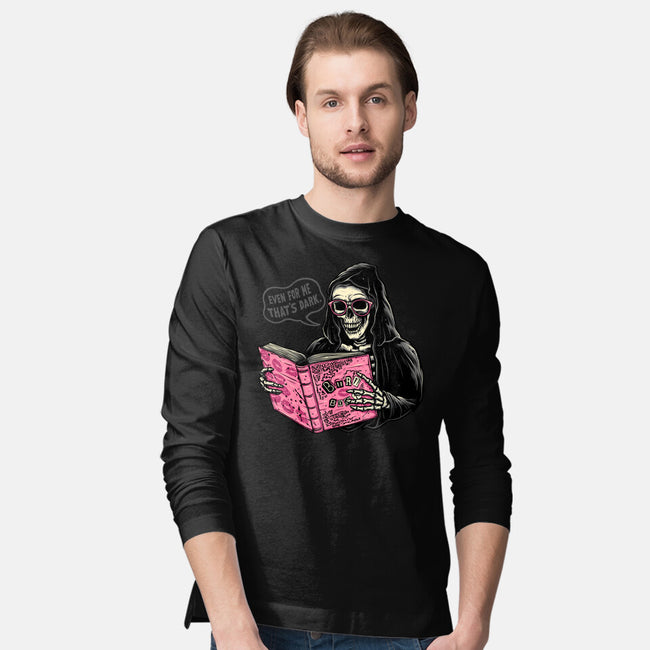 Burn Book-Mens-Long Sleeved-Tee-momma_gorilla