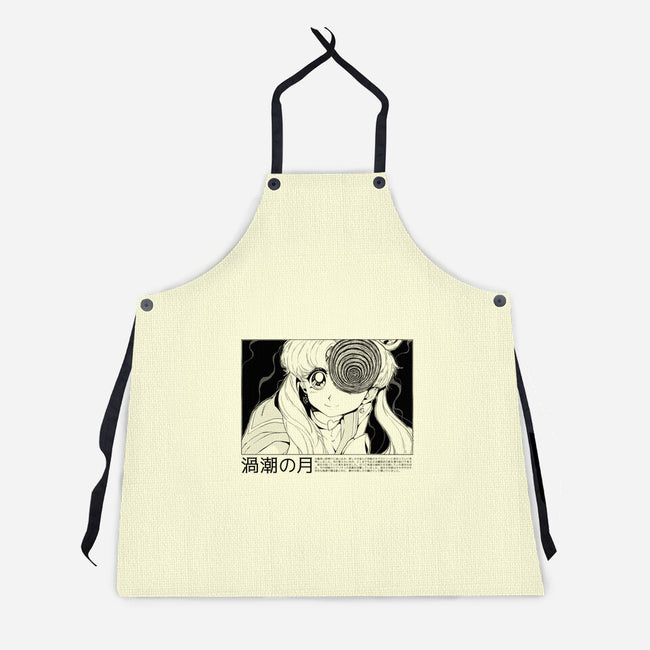 Swirl Moon-Unisex-Kitchen-Apron-Kabuto Studio