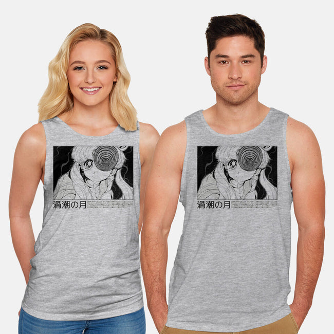 Swirl Moon-Unisex-Basic-Tank-Kabuto Studio