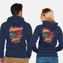 Double Trouble Mutant-Unisex-Zip-Up-Sweatshirt-arace