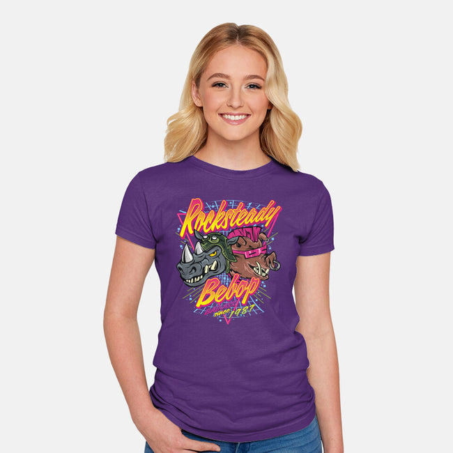 Double Trouble Mutant-Womens-Fitted-Tee-arace