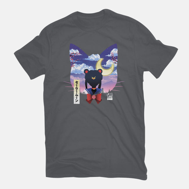 Sailor Cat Landscape-Mens-Premium-Tee-dandingeroz