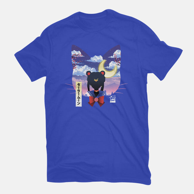 Sailor Cat Landscape-Mens-Premium-Tee-dandingeroz