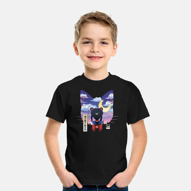 Sailor Cat Landscape-Youth-Basic-Tee-dandingeroz