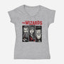 The Wizards-Womens-V-Neck-Tee-momma_gorilla