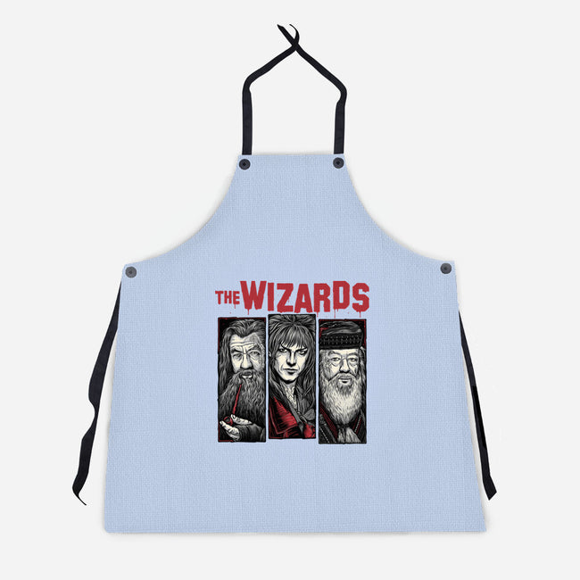 The Wizards-Unisex-Kitchen-Apron-momma_gorilla