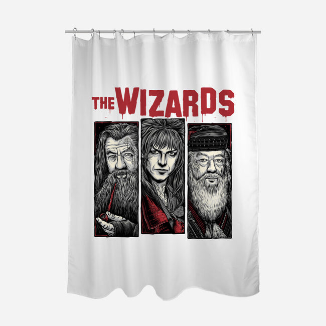 The Wizards-None-Polyester-Shower Curtain-momma_gorilla