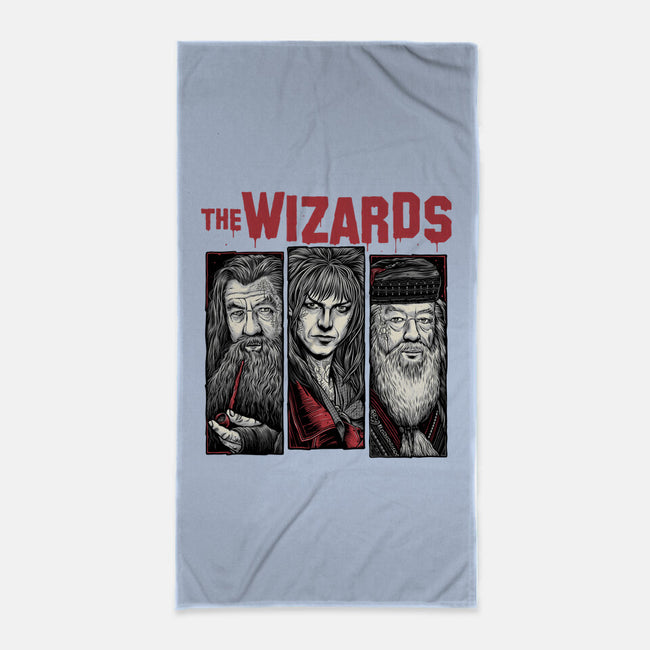 The Wizards-None-Beach-Towel-momma_gorilla