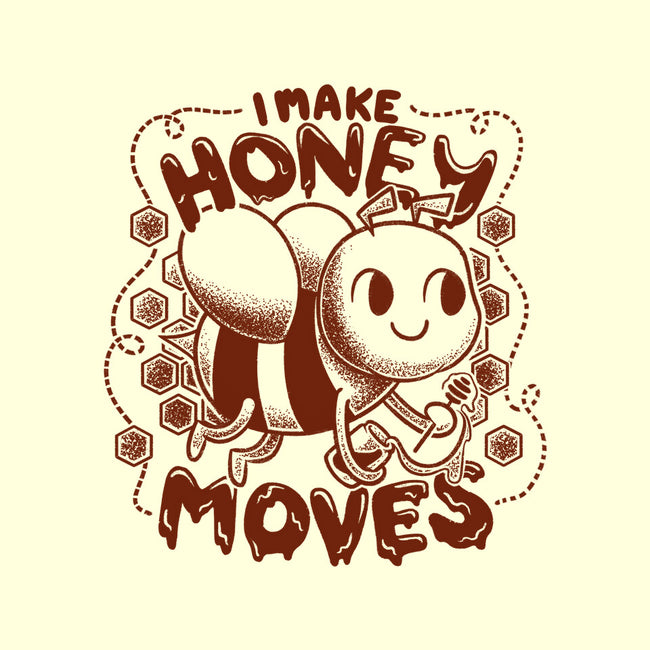 Honey Moves-None-Polyester-Shower Curtain-Aarons Art Room