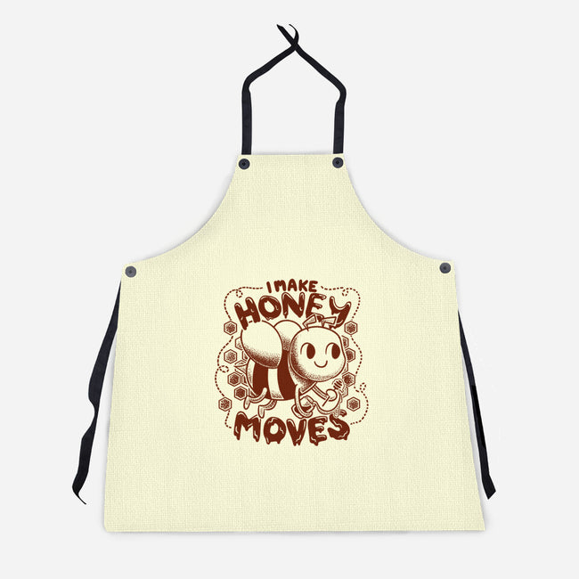 Honey Moves-Unisex-Kitchen-Apron-Aarons Art Room