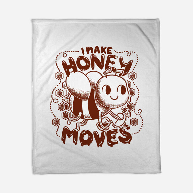 Honey Moves-None-Fleece-Blanket-Aarons Art Room