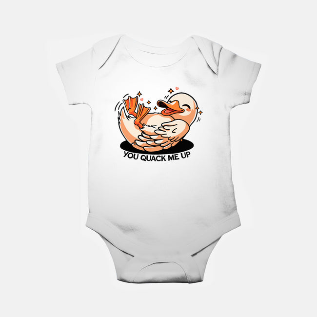 You Quack Me Up-Baby-Basic-Onesie-fanfreak1