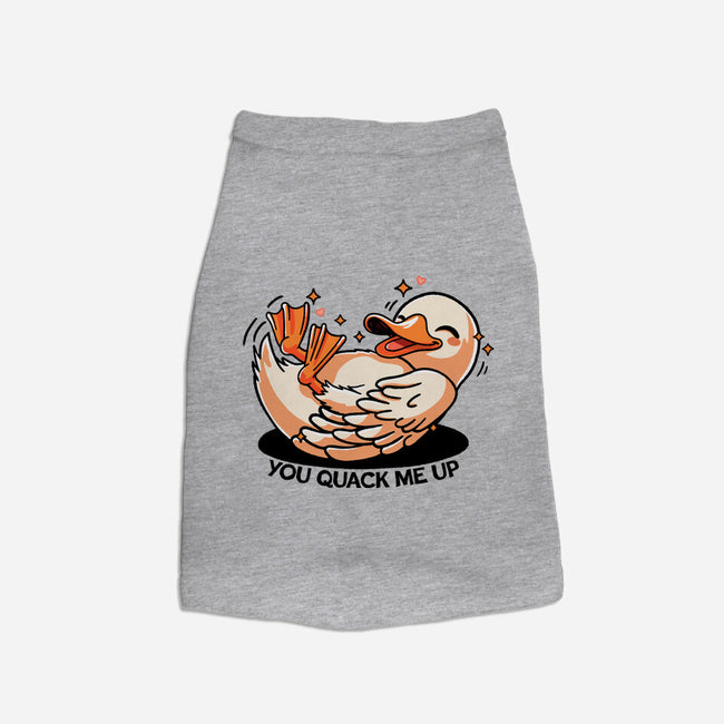 You Quack Me Up-Cat-Basic-Pet Tank-fanfreak1