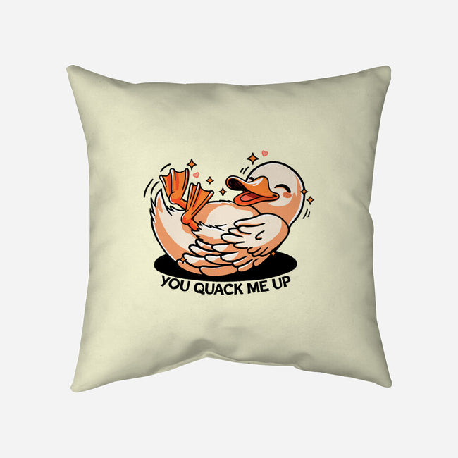 You Quack Me Up-None-Removable Cover-Throw Pillow-fanfreak1