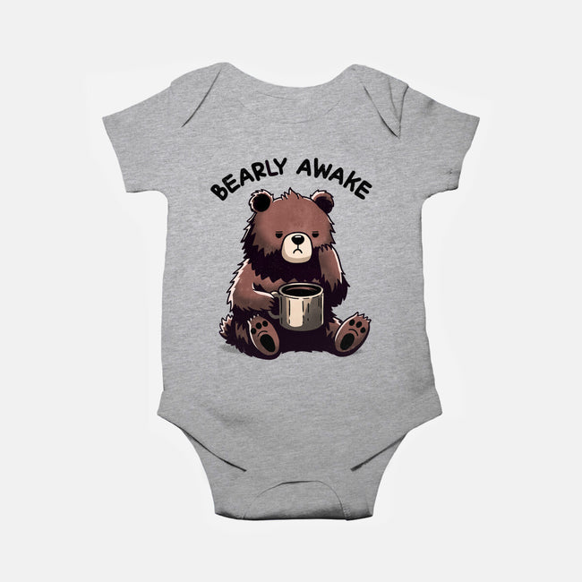 Bearly Awake-Baby-Basic-Onesie-fanfreak1