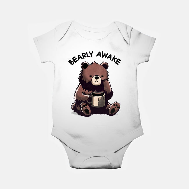 Bearly Awake-Baby-Basic-Onesie-fanfreak1