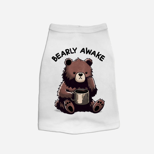 Bearly Awake-Cat-Basic-Pet Tank-fanfreak1