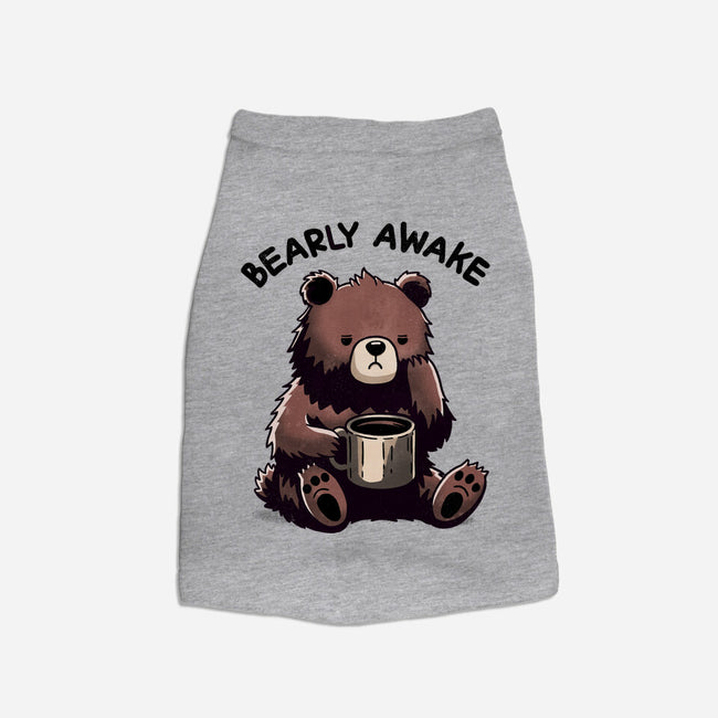 Bearly Awake-Dog-Basic-Pet Tank-fanfreak1