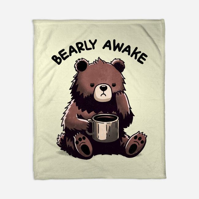 Bearly Awake-None-Fleece-Blanket-fanfreak1