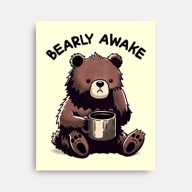 Bearly Awake-None-Stretched-Canvas-fanfreak1