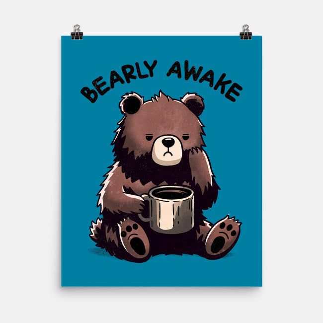 Bearly Awake-None-Matte-Poster-fanfreak1