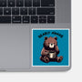 Bearly Awake-None-Glossy-Sticker-fanfreak1