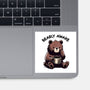 Bearly Awake-None-Glossy-Sticker-fanfreak1