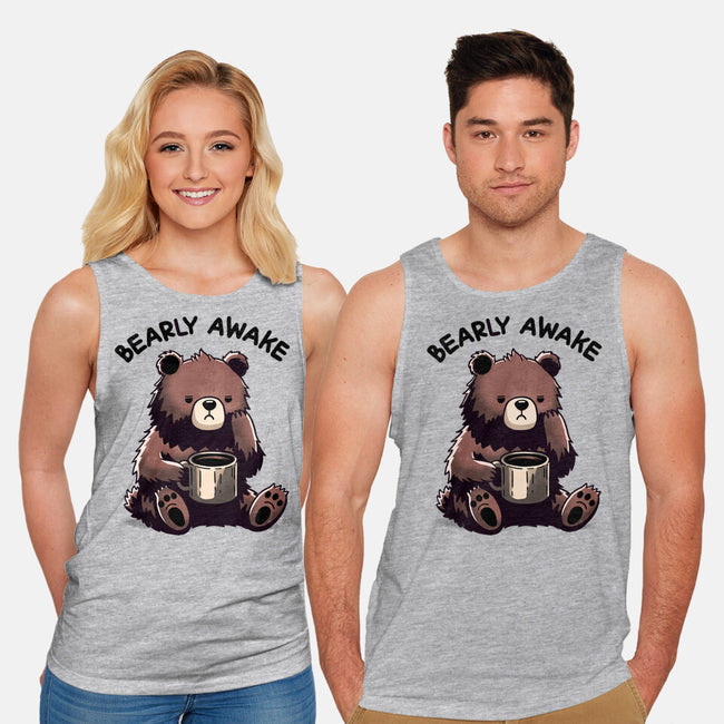 Bearly Awake-Unisex-Basic-Tank-fanfreak1