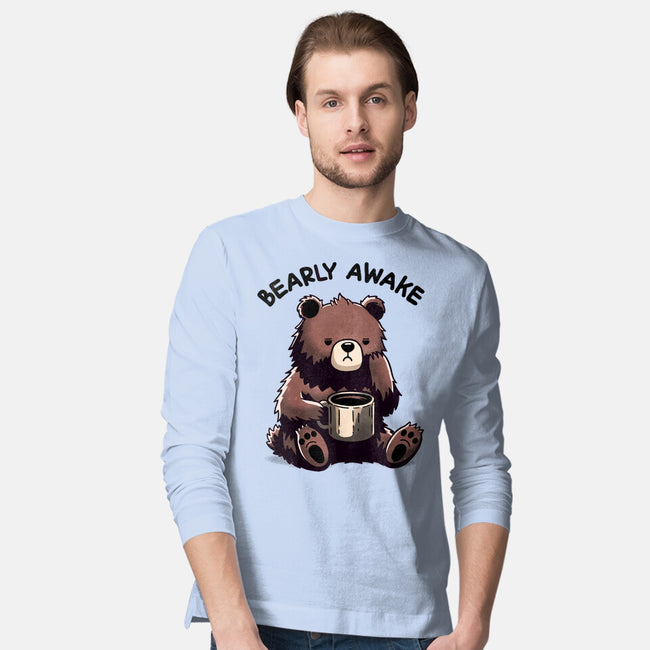 Bearly Awake-Mens-Long Sleeved-Tee-fanfreak1