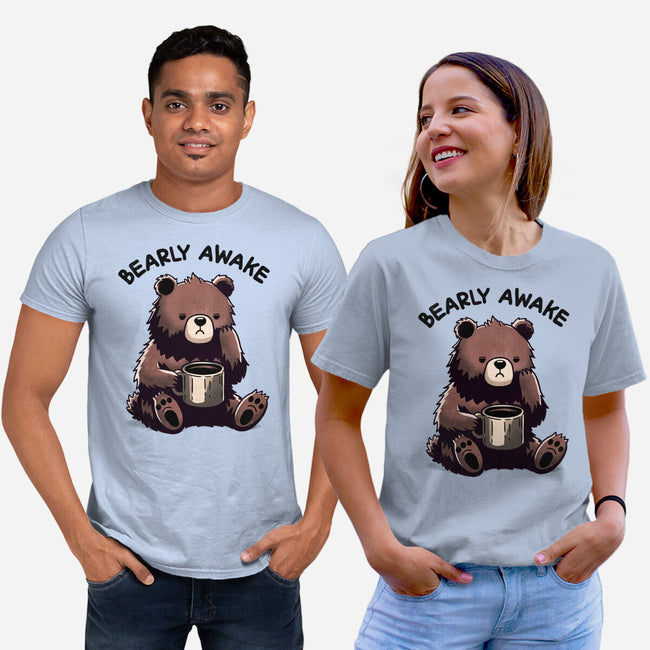 Bearly Awake-Unisex-Basic-Tee-fanfreak1