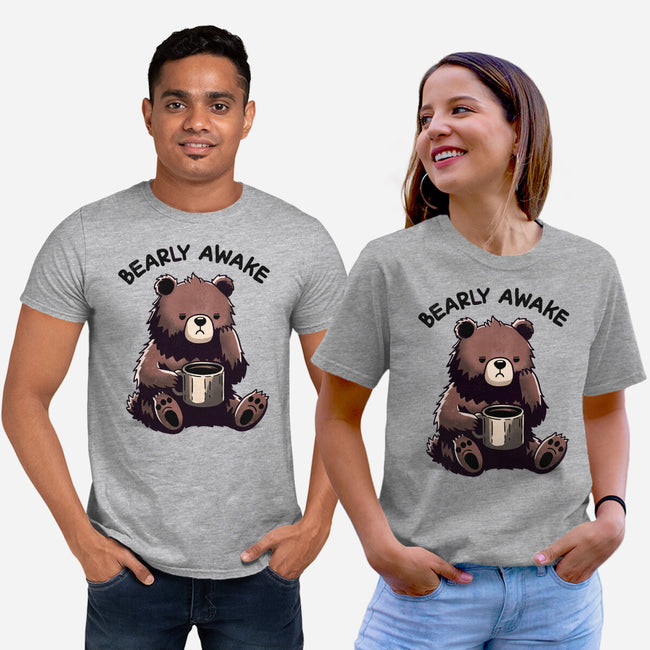 Bearly Awake-Unisex-Basic-Tee-fanfreak1