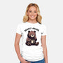 Bearly Awake-Womens-Fitted-Tee-fanfreak1