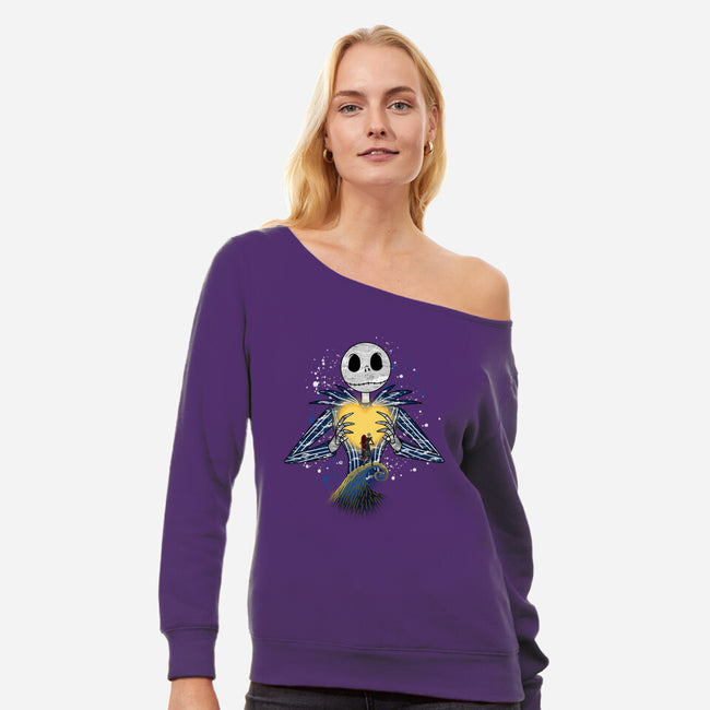 Jack's Love-Womens-Off Shoulder-Sweatshirt-JamesQJO