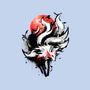 Kitsune Fox Splash-None-Glossy-Sticker-fanfreak1