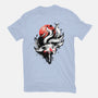 Kitsune Fox Splash-Womens-Fitted-Tee-fanfreak1