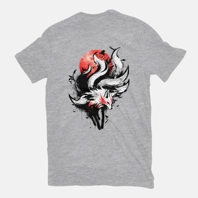 Kitsune Fox Splash-Youth-Basic-Tee-fanfreak1