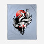 Kitsune Fox Splash-None-Fleece-Blanket-fanfreak1