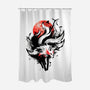 Kitsune Fox Splash-None-Polyester-Shower Curtain-fanfreak1