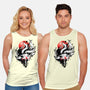 Kitsune Fox Splash-Unisex-Basic-Tank-fanfreak1