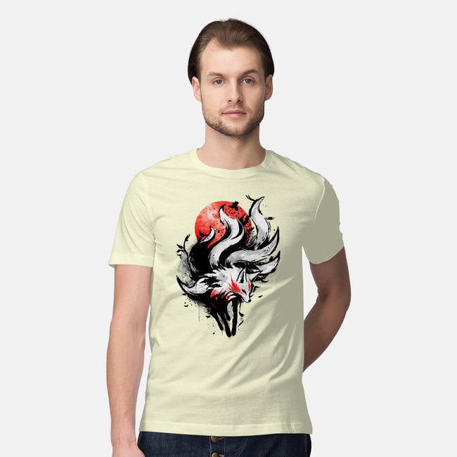 Kitsune Fox Splash-Mens-Premium-Tee-fanfreak1