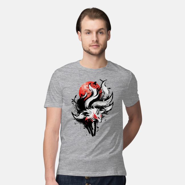 Kitsune Fox Splash-Mens-Premium-Tee-fanfreak1