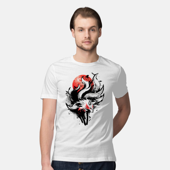 Kitsune Fox Splash-Mens-Premium-Tee-fanfreak1