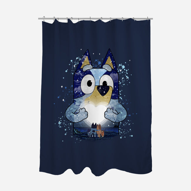 Heeler Family Love-None-Polyester-Shower Curtain-JamesQJO